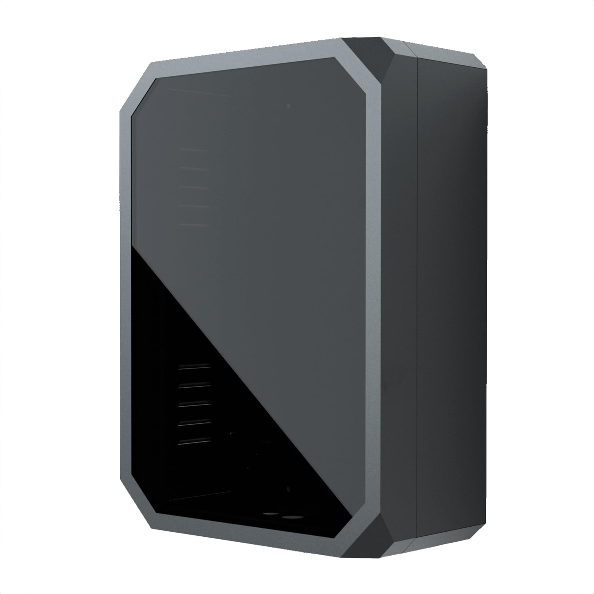 Large Outdoor EV Charger Station Box - Wall Mount Storage for Tesla & Most EVs - Weatherproof Protection