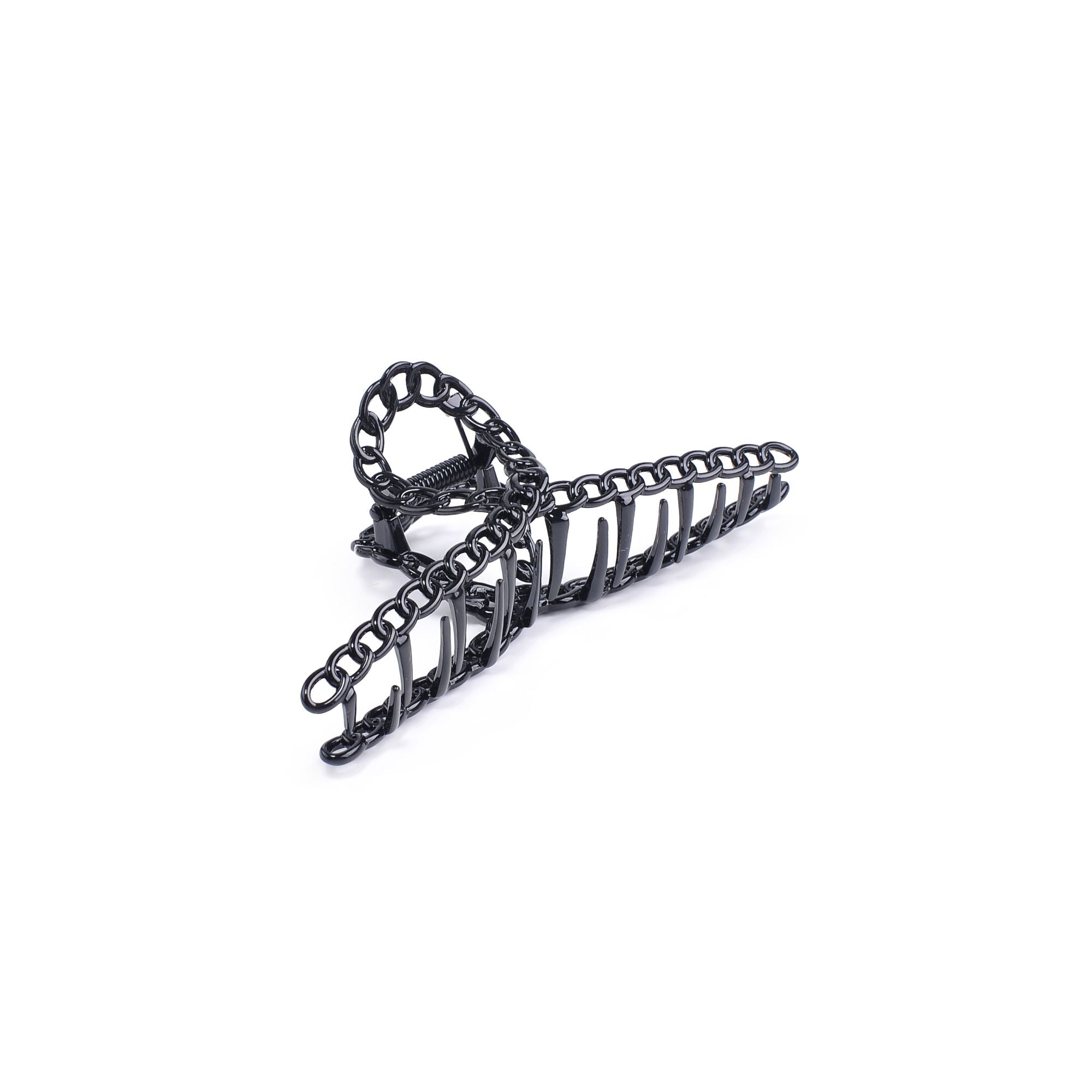 Elegant Chain Detail Hair Claw Clip - Non-Slip Hair Accessory for Women & Girls (Perfect for Parties, Weddings & Everyday Use)