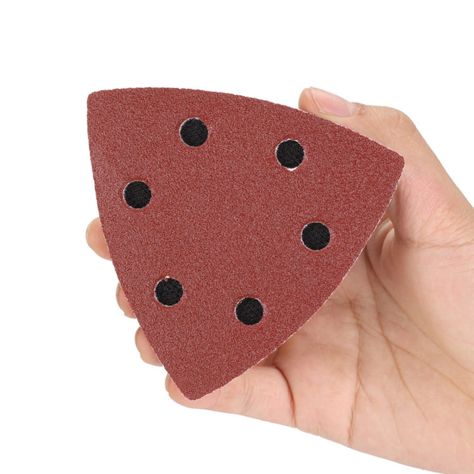 100-Piece Mixed Grit Sandpaper Set (320-1000 Grit) - 90mm Hook & Loop Discs for Delta Sanders - Premium Abrasive Tools for Woodworking & Metal Polishing - Includes Free 90mm Sanding Pad