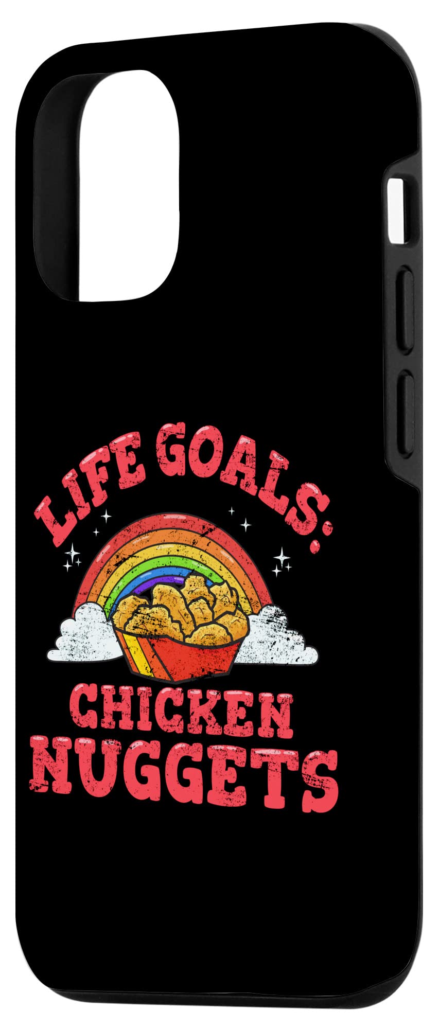 Funny iPhone 12/12 Pro Case - Chicken Nuggets Lover Design | Perfect Gift for Fast Food & Nugget Enthusiasts | Great for Casual Outings & Foodie Selfies