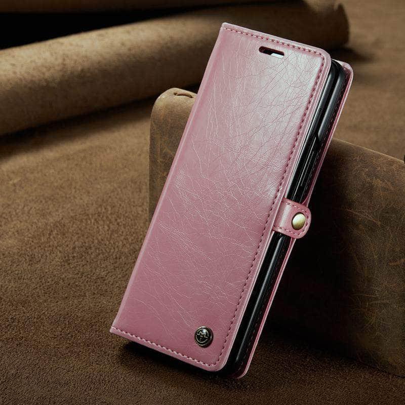 Samsung Galaxy S23 Leather Flip Wallet Case with Card Holder & Stand - Slim Protective Cover for Daily Use & Travel