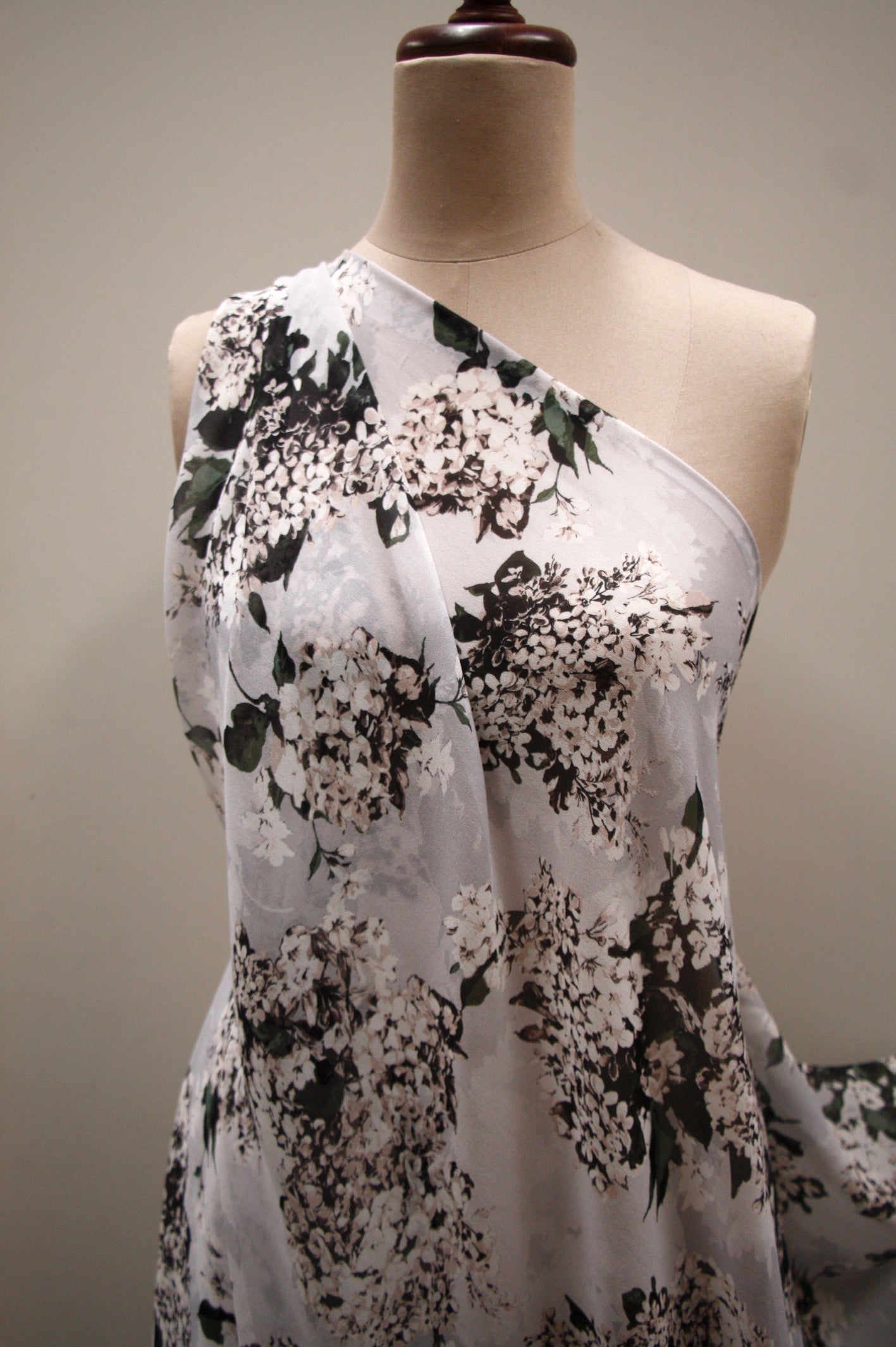 Blossom Time Silk Georgette Scarf - Lightweight Flowy Womens Fashion Accessory for Spring Summer Outfits, Weddings & Special Occasions