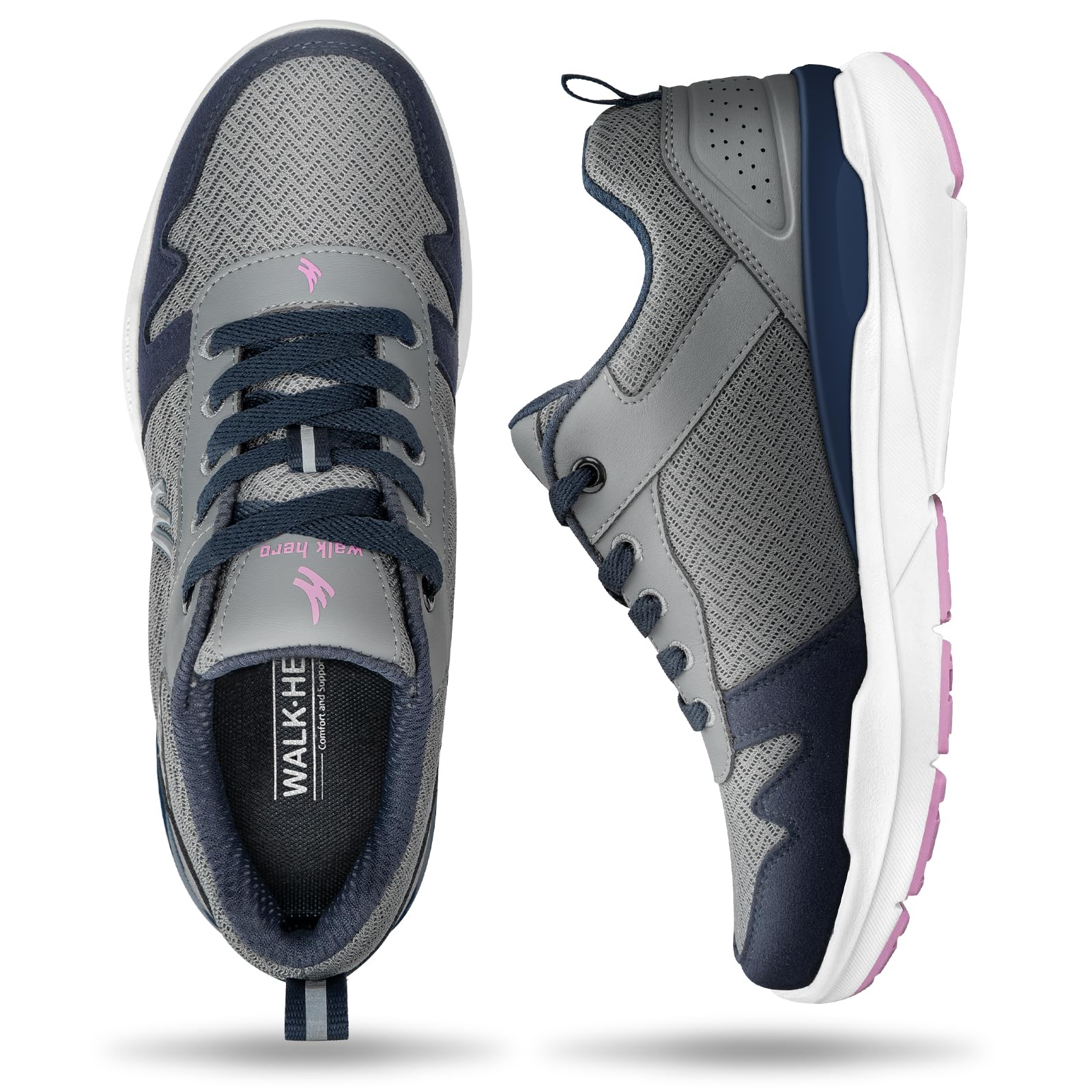 **Women's Orthopedic Walking Shoes for Plantar Fasciitis – Arch Support, Non-Slip Sneakers – Perfect for Work, Travel & Daily Comfort**