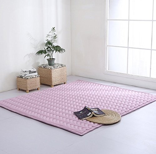 Uneeber Handmade Weaving Plush Foam Play Mat - Soft & Thick Baby Crawling Rug, Toddler Activity Carpet, Kids Yoga & Exercise Mat | Hypoallergenic, Non-Toxic, Reversible | Perfect for Nursery, Playroom & Home Gym