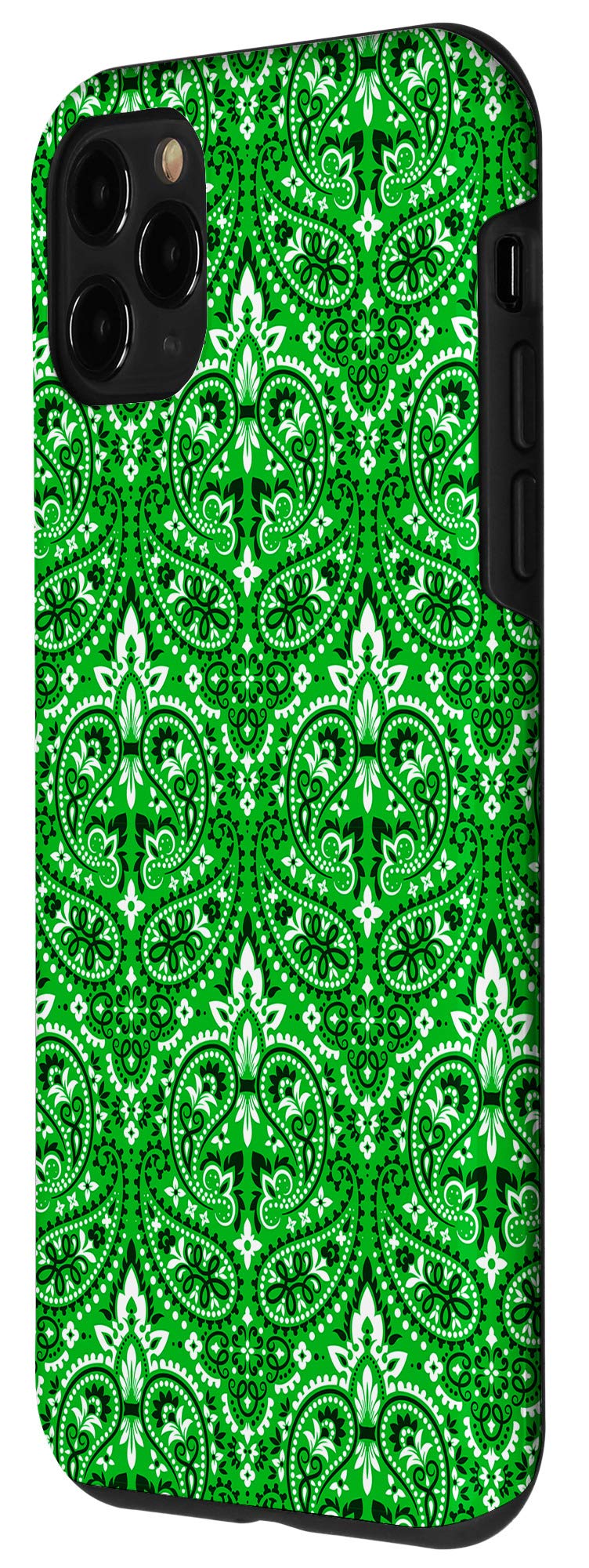 iPhone 11 Pro Case - JCombs Paisley Bandana Design (Color #H120) - Slim Protective Cover for Everyday Use, Travel & Work