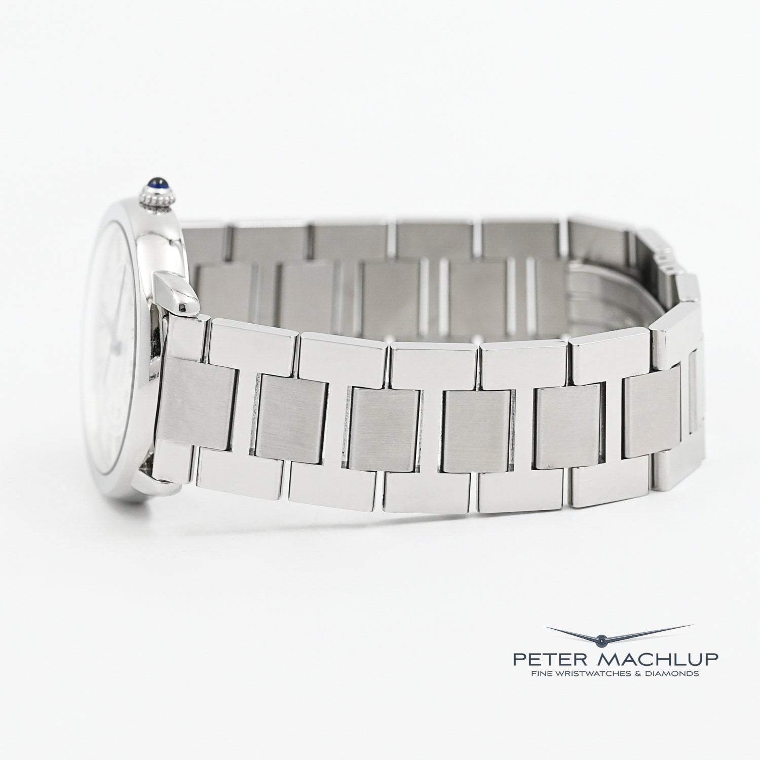 Cartier Rondo Solo Automatic Watch for Men - Luxury Stainless Steel Dress Watch with Date Display | Perfect for Business, Formal Events & Gifting