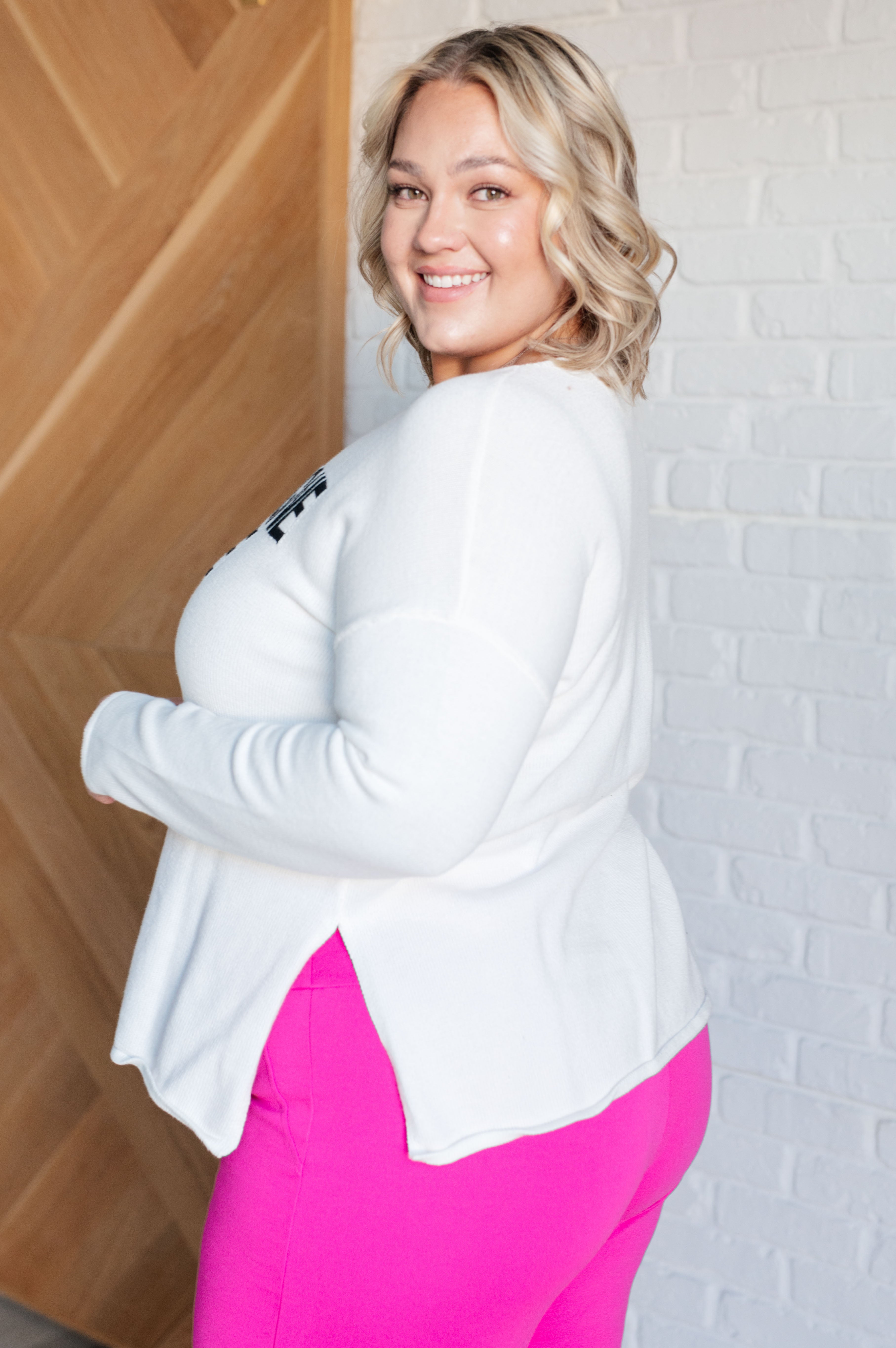 Champagne Please Lightweight Sweater for Women - Soft & Comfortable Knit Pullover - Perfect for Casual Wear, Office & Date Nights