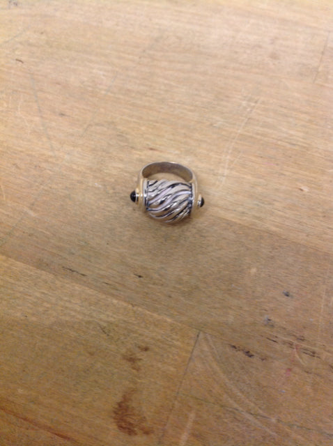 Sterling Silver & Gold Plated Ring for Women - Elegant Jewelry for Parties, Weddings & Everyday Wear