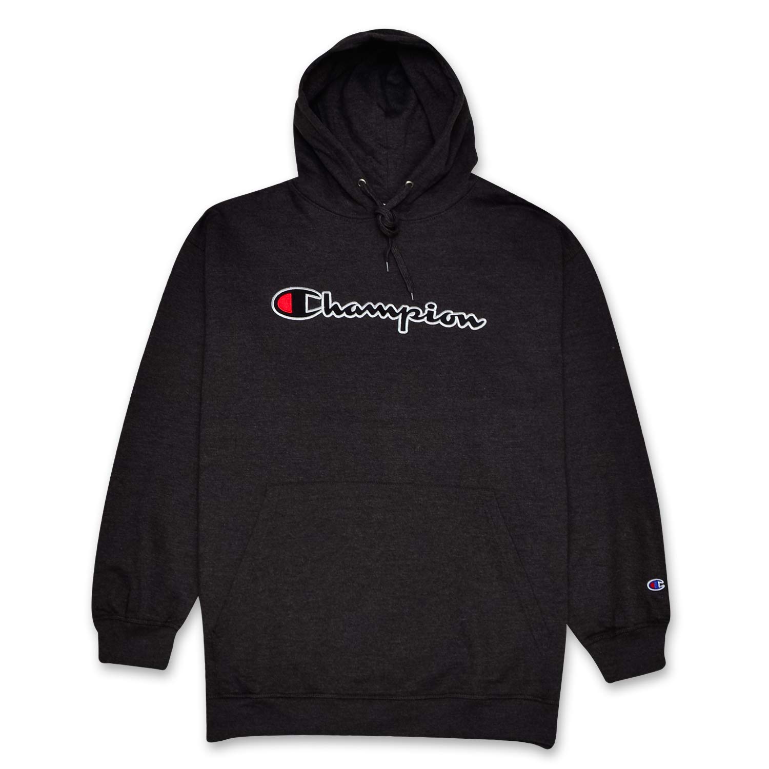 Champion Men's Big & Tall Embroidered Pullover Hoodie Sweatshirt - Comfortable Cotton Fleece Hooded Sweatshirt for Casual Wear, Gym & Outdoor Activities