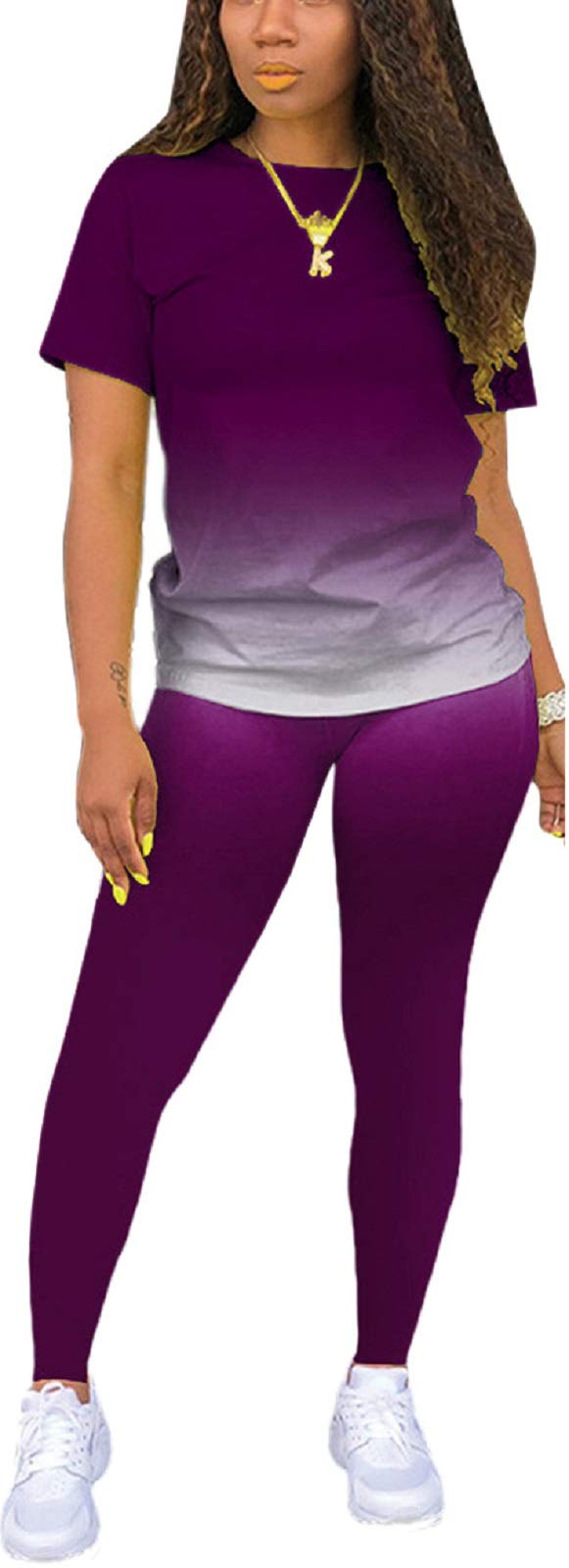 DvaeMalligo Women's 2-Piece Jogger Set - Stylish Tracksuit & Sweatpants Outfit for Running, Yoga & Lounge Wear