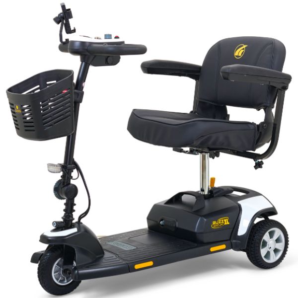 Golden Technologies Buzzaround XL 3-Wheel Mobility Scooter - Lightweight & Portable Electric Scooter for Adults & Seniors - Ideal for Shopping, Travel & Outdoor Activities