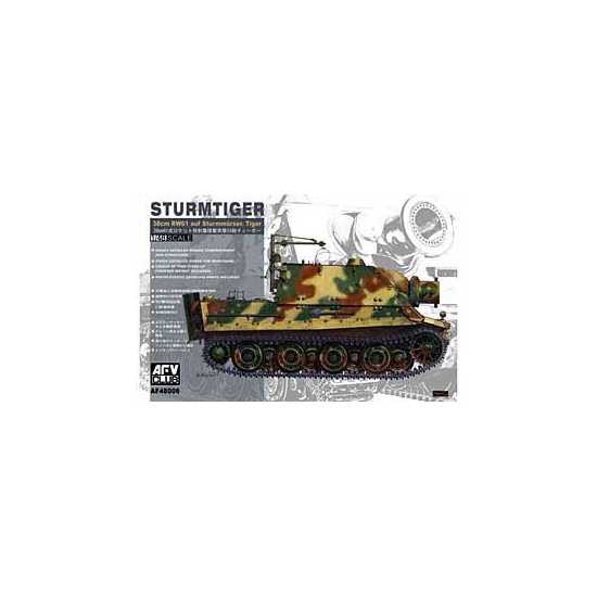 AFV 48006 1/48 Scale German Sturmtiger Early Version Model Kit - WW2 Military Tank Building Set for Collectors & Hobbyists | Perfect for Dioramas, Historical Displays & Wargaming Scenes