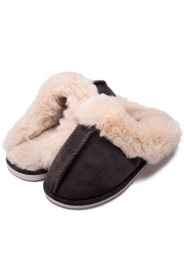 Cozy Plush Cotton Slippers for Women & Men - Soft Indoor House Shoes with Non-Slip Sole - Perfect for Winter, Home, Office and Hotel Use