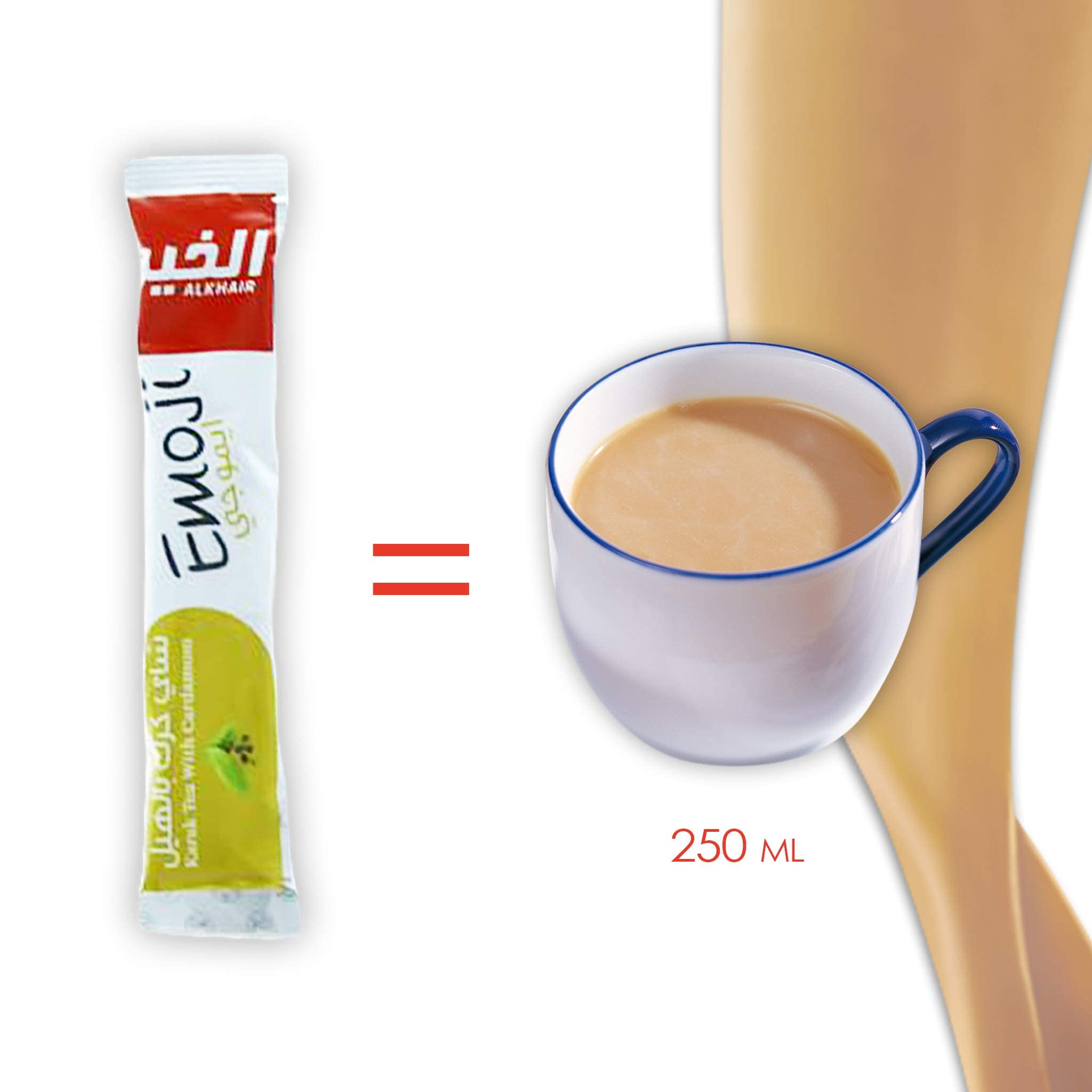 Premium Karak Tea with Cardamom - Instant Chai Tea Latte Mix (12 Sachets, 20g Total) | Authentic Middle Eastern Spiced Tea | Perfect for Morning Boost, Afternoon Relaxation & Cozy Evenings