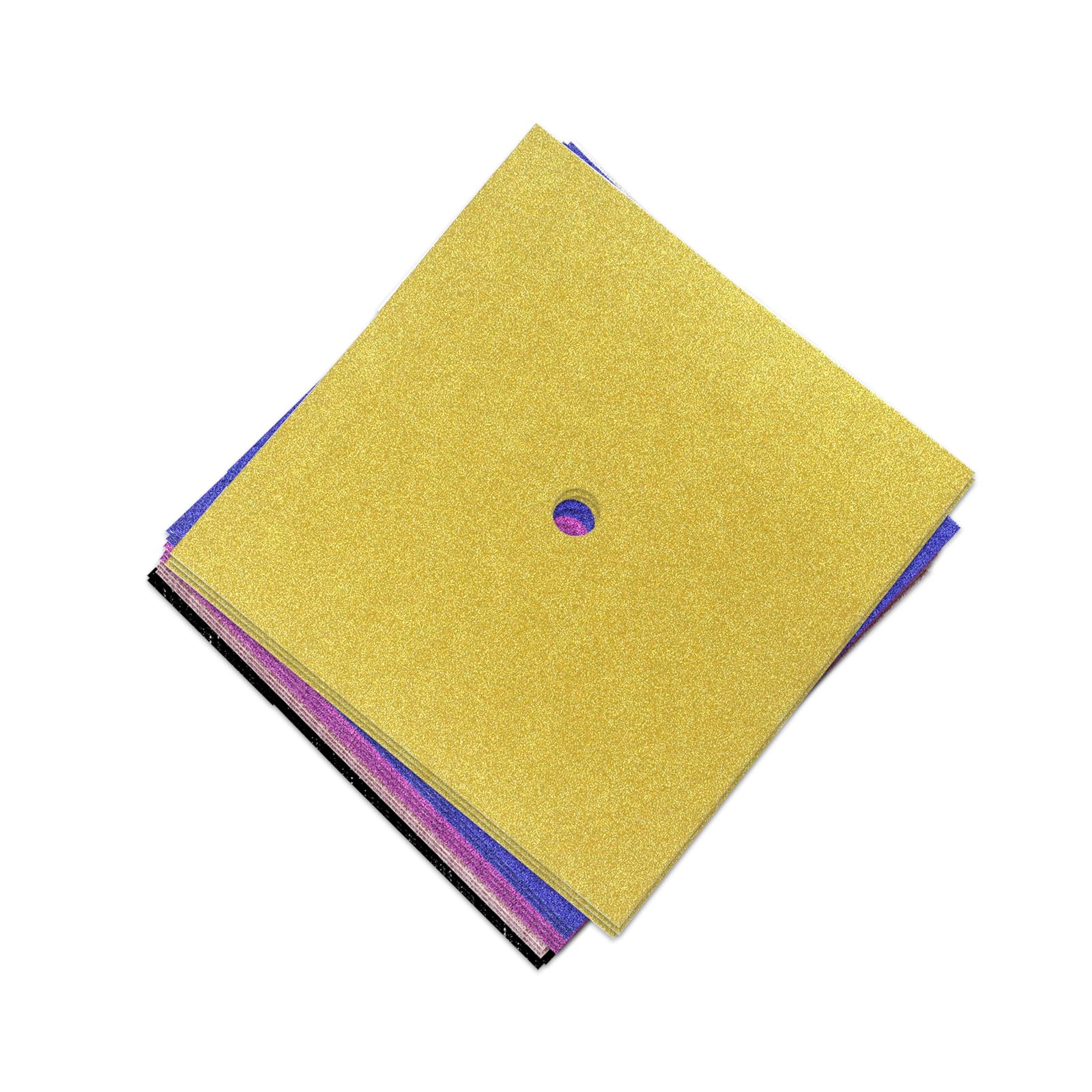 10-Piece Premium Glitter Cardstock Paper Set - Assorted Colors, 10x10 Inch, 300 GSM for Graduation Cap Decorations, DIY Scrapbooking, Craft Projects & School Supplies - Perfect for Party Invitations, Greeting Cards & Home Decor
