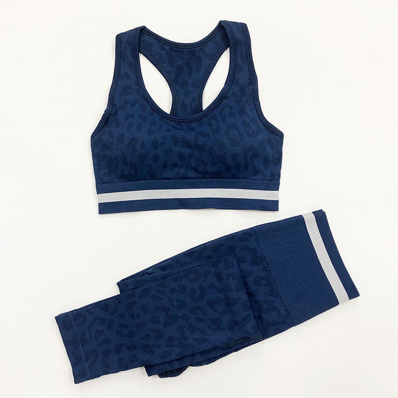 High Waist Seamless Yoga Pants & Sports Bra Set for Women - Comfortable Workout Outfit for Yoga, Gym & Running