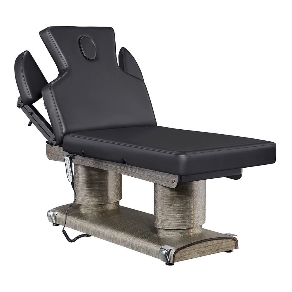 LUXI Full Electric Adjustable Medical Spa Massage Table - Professional Facial Beauty Bed for Reiki, Massage & Skin Treatments - Perfect for Clinics, Spas & Home Use