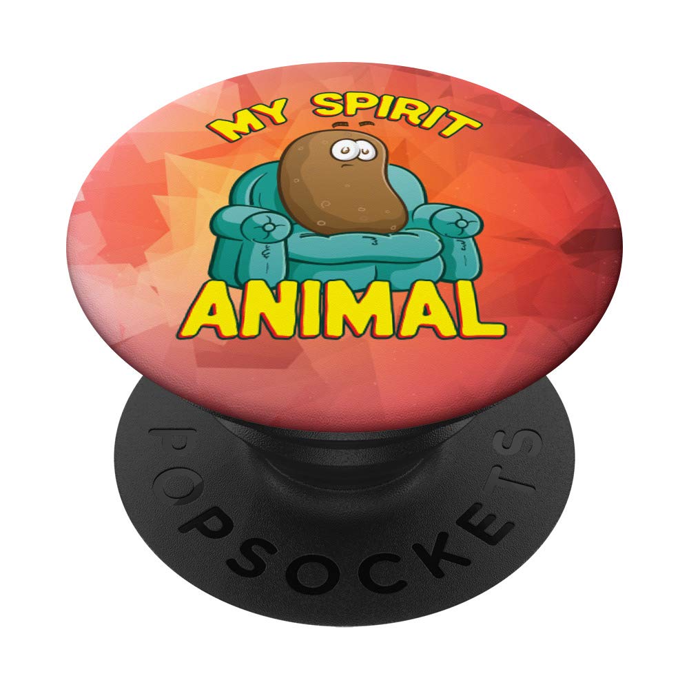 My Spirit Animal - Funny Couch Potato T-Shirt | Comfortable Graphic Tee for Relaxing at Home, Lounging & Netflix Binge Watching