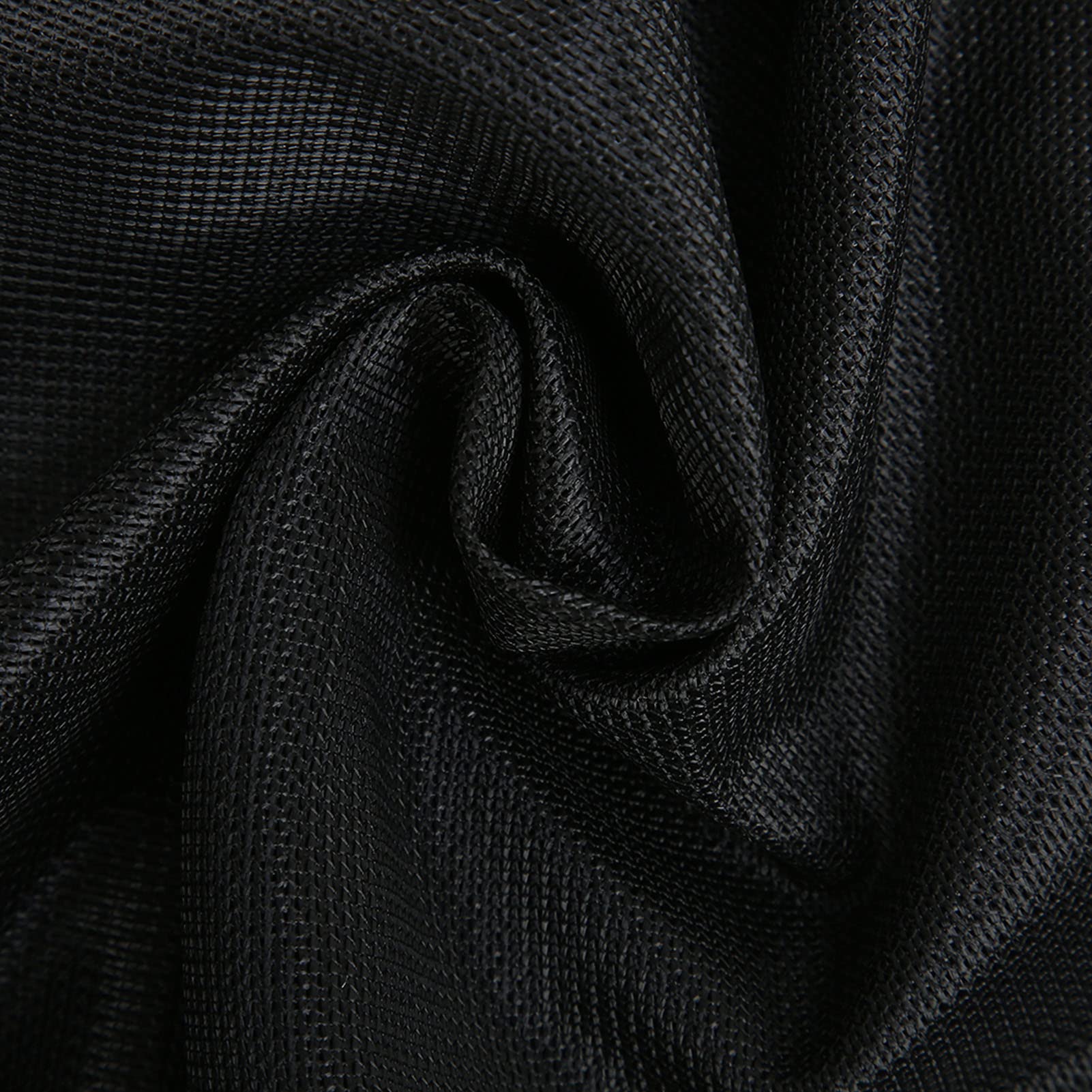 High-Quality Polyester Stereo Speaker Grille Cloth Replacement for Home, Large, and Stage Speakers - Durable Black Fabric for Speaker Housing Repair and DIY Projects