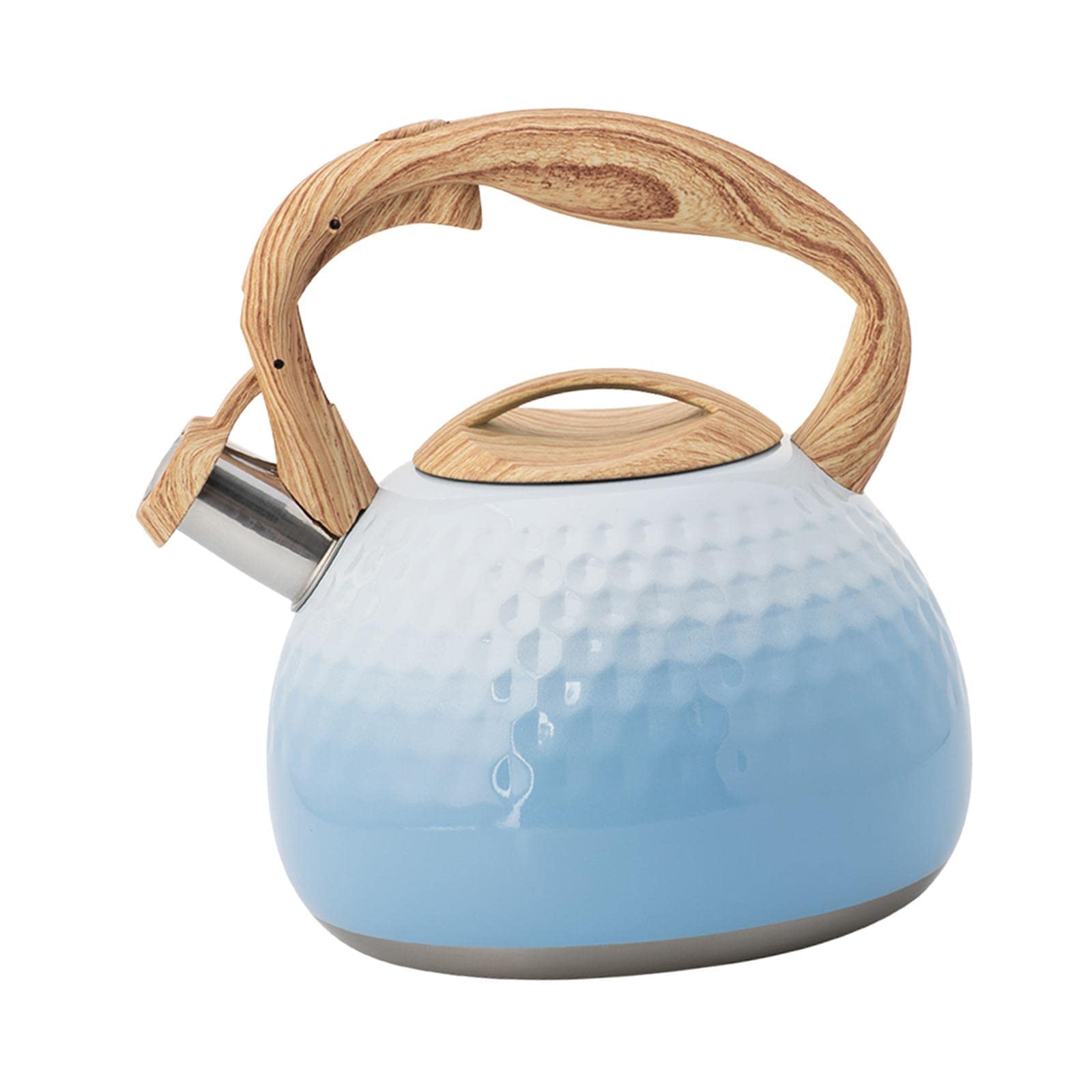 **MagiDeal 3L Stainless Steel Whistling Tea Kettle - Large Capacity Stovetop Kettle for Home, Camping & Hiking - Perfect for Boiling Water, Making Tea & Outdoor Adventures**