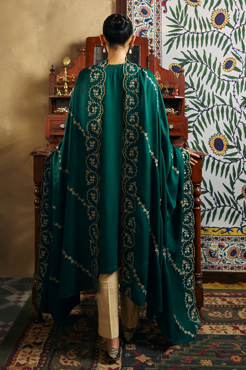 GREEN SPRING 2-Piece Marina Embroidered Suit for Women | Elegant Floral Embroidery Outfit | Perfect for Weddings, Parties & Special Occasions