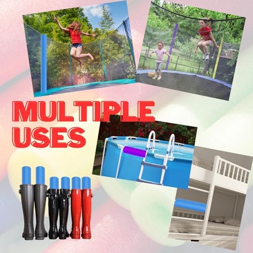 FixFind 6-Pack 52-Inch Hollow Foam Pool Swim Noodles - Bright Colors for Swimming, Floating & Water Play - Perfect for Kids, Adults, Pool Parties & Summer Fun