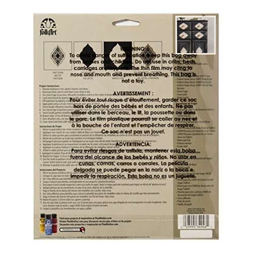 FolkArt Medallion Stencil for Home Decor - DIY Wall & Furniture Painting