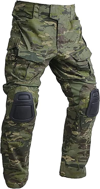 EMERSONGEAR Gen3 Military Uniform Set - Tactical Airsoft & Paintball Combat BDU Pants & Shirt with Knee Pads - Perfect for Outdoor Training, Airsoft Games & Tactical Missions