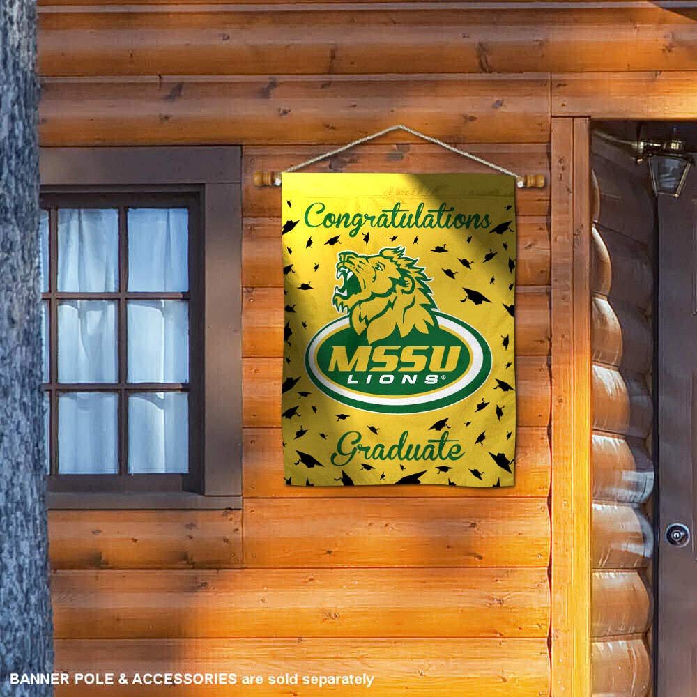 Missouri Southern State Lions College Graduation Banner Flag - Perfect for Graduation Parties, Dorm Decor & School Spirit Events