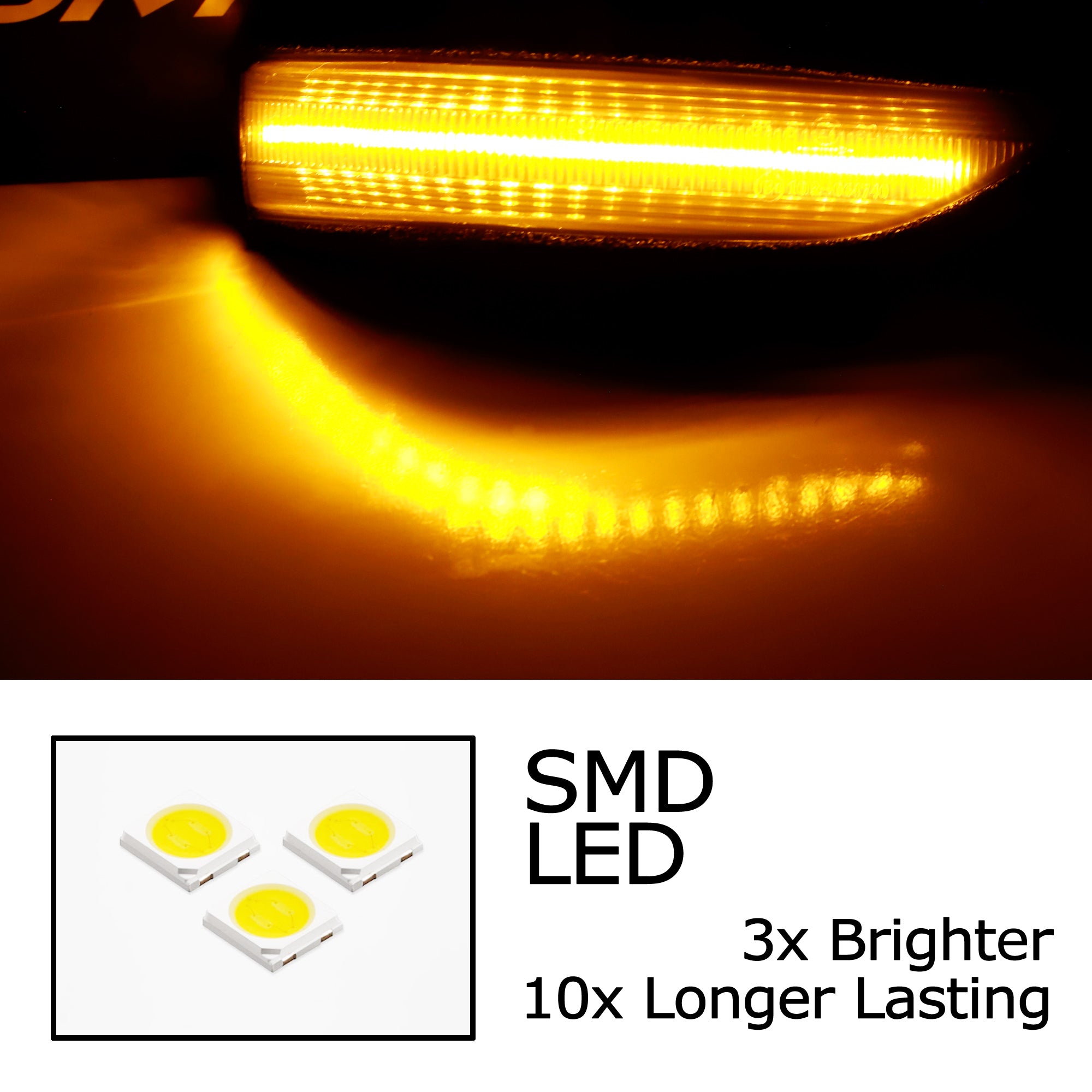 Clear Lens Sequential LED Side Mirror Turn Signal Lights for Subaru Impreza Forester Legacy - Upgrade Your Ride with Enhanced Visibility & Style for Night Driving and Safety