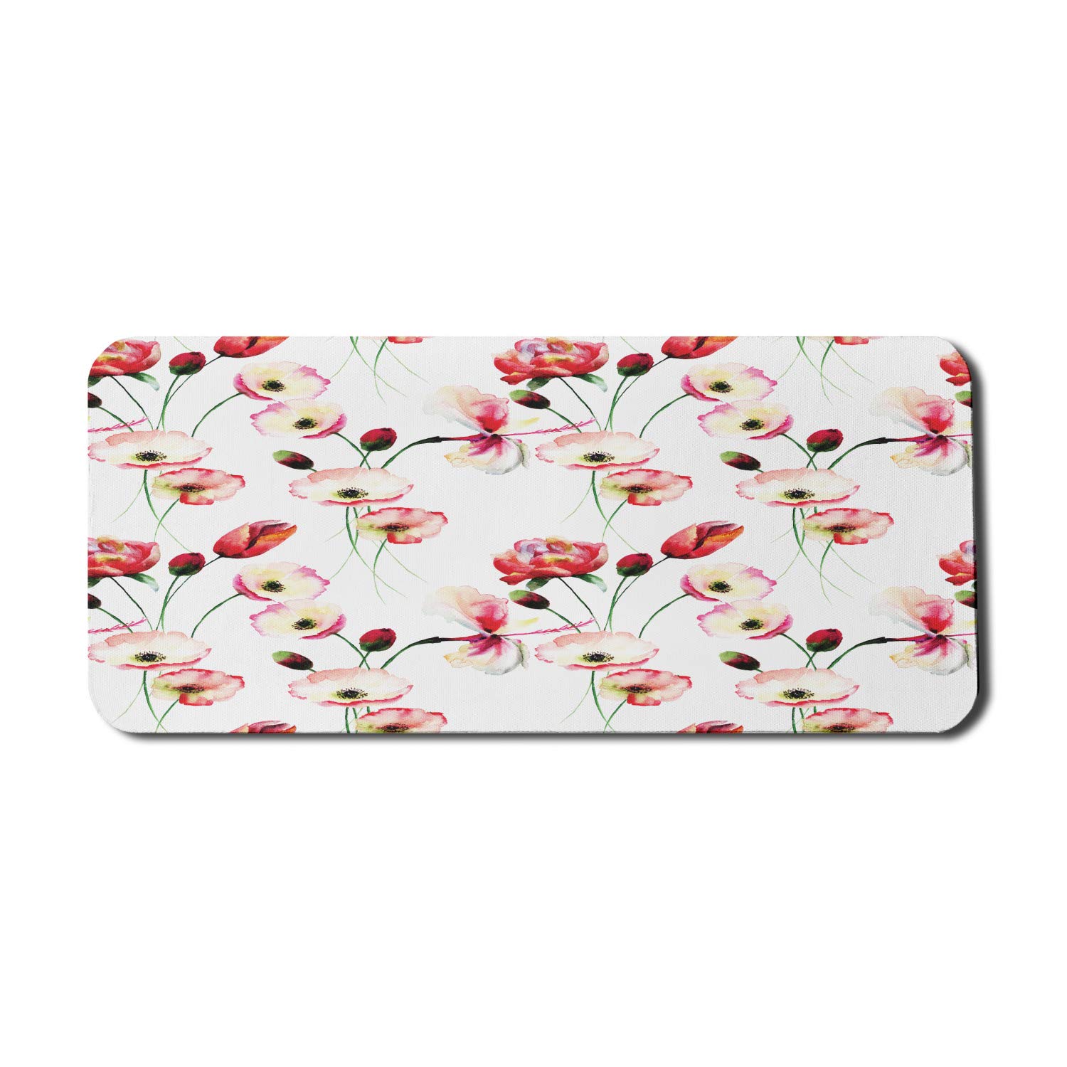 Ambesonne Floral Computer Mouse Pad - Large 35