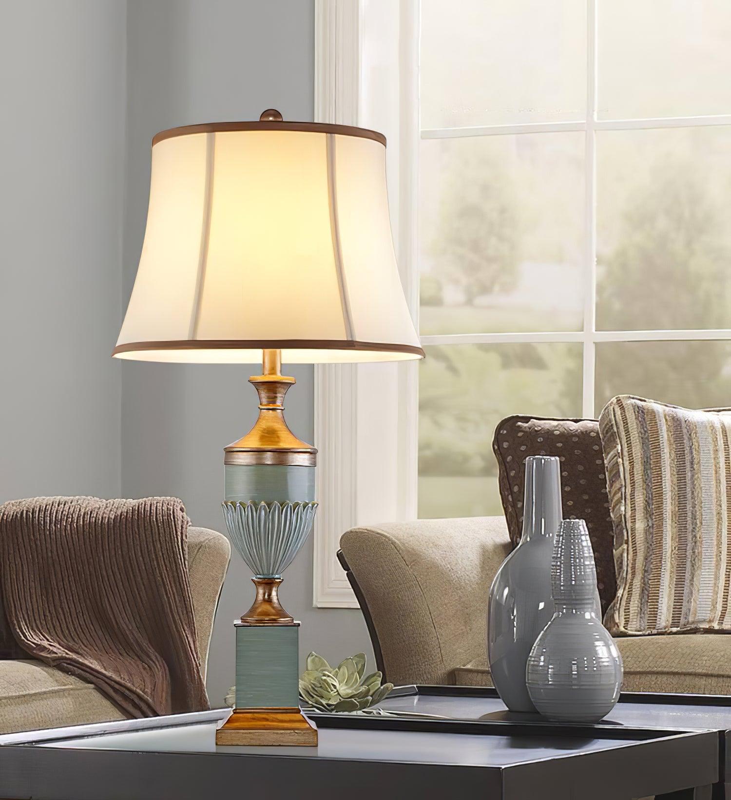 Smafan Modern LED Table Lamp - Adjustable Brightness, USB Charging Port, Touch Control for Bedroom, Living Room, Office & Study Desk - Perfect for Reading, Working & Relaxing