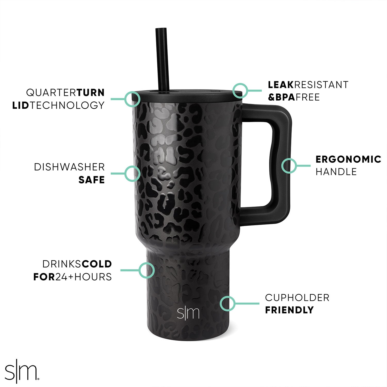 Premium Trek Tumbler 30oz Stainless Steel Vacuum Insulated Water Bottle - Keeps Drinks Hot/Cold for 24 Hours - Leakproof Lid - Perfect for Hiking, Camping & Outdoor Adventures