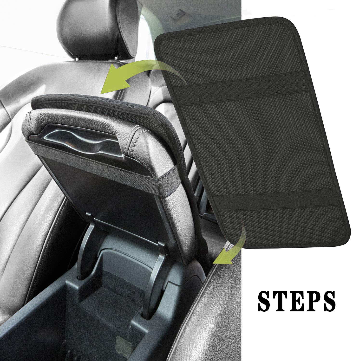 Hot Pink Universal Center Console Pad - Non-Slip Car Armrest Cover Protector for SUV, Truck, Sedan & Most Vehicles | Comfort & Scratch Protection for Long Drives & Daily Commute