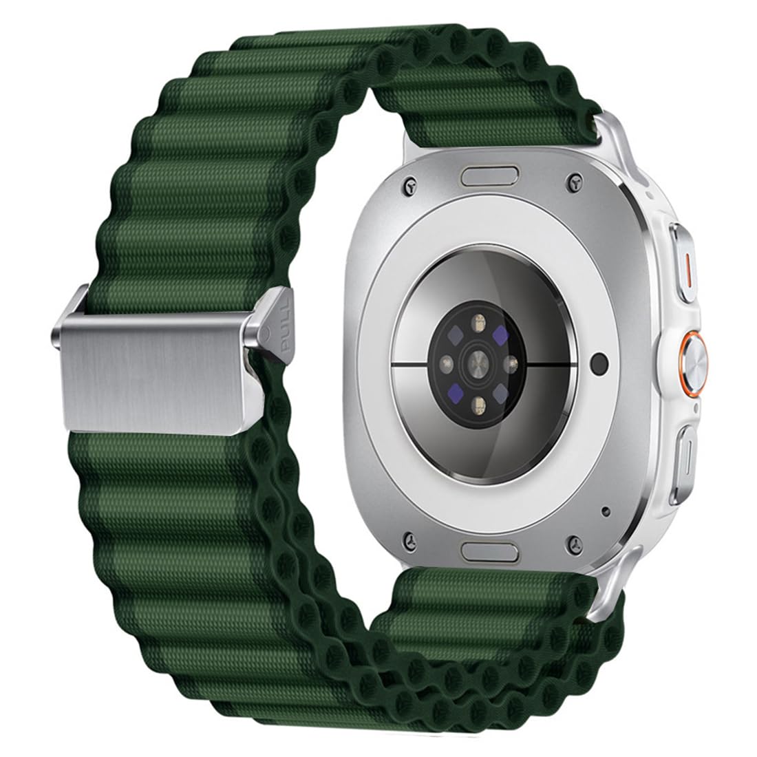Galaxy Watch 7 Ultra Band 47mm - Durable Nylon Fabric Strap for Samsung Galaxy Watch Ultra, Trail-Ready Replacement Band for Men & Women - Perfect for Hiking, Running & Outdoor Adventures