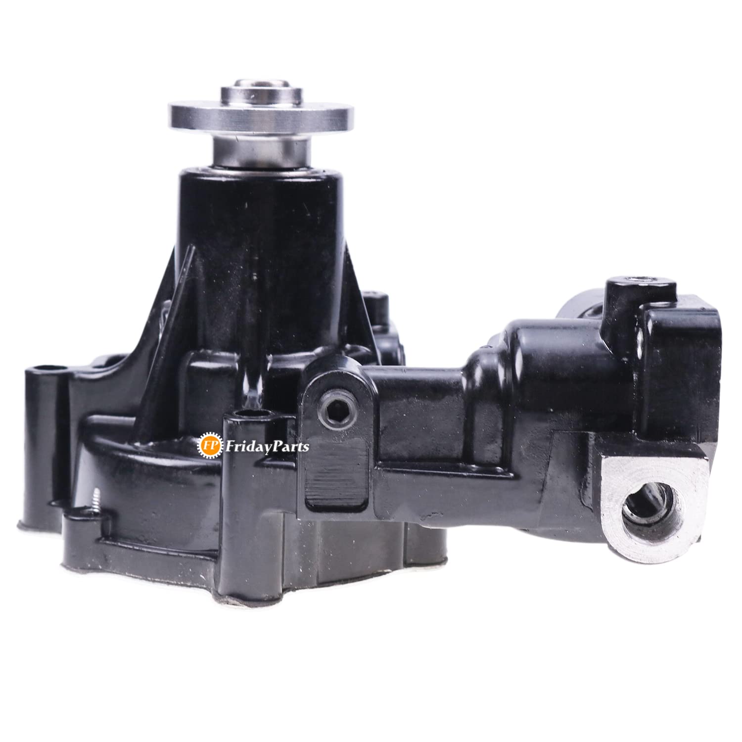 FridayParts AM882090 Water Pump with Gasket - Compatible Replacement for John Deere Excavator Models 27D 35D 50D - Heavy Duty Construction Equipment Parts for Excavator Maintenance & Repair
