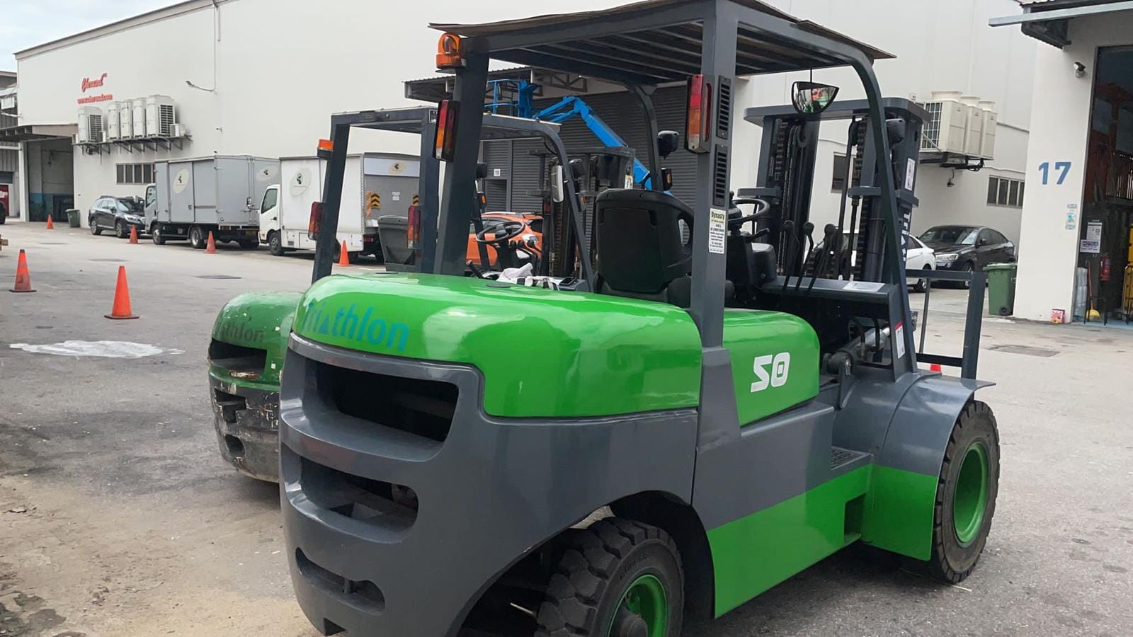 Aiko CPCD3.0T 3 Ton Diesel Forklift Truck with 4.5M Lift Height - Heavy Duty Warehouse & Construction Equipment for Loading, Material Handling & Industrial Operations