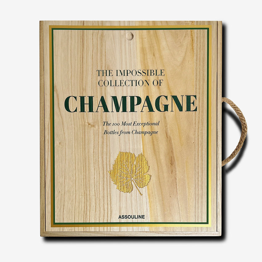 Assouline The Impossible Collection of Champagne - Luxury Coffee Table Book for Wine Enthusiasts & Collectors - Perfect for Home Decor, Gifts & Wine Tasting Events