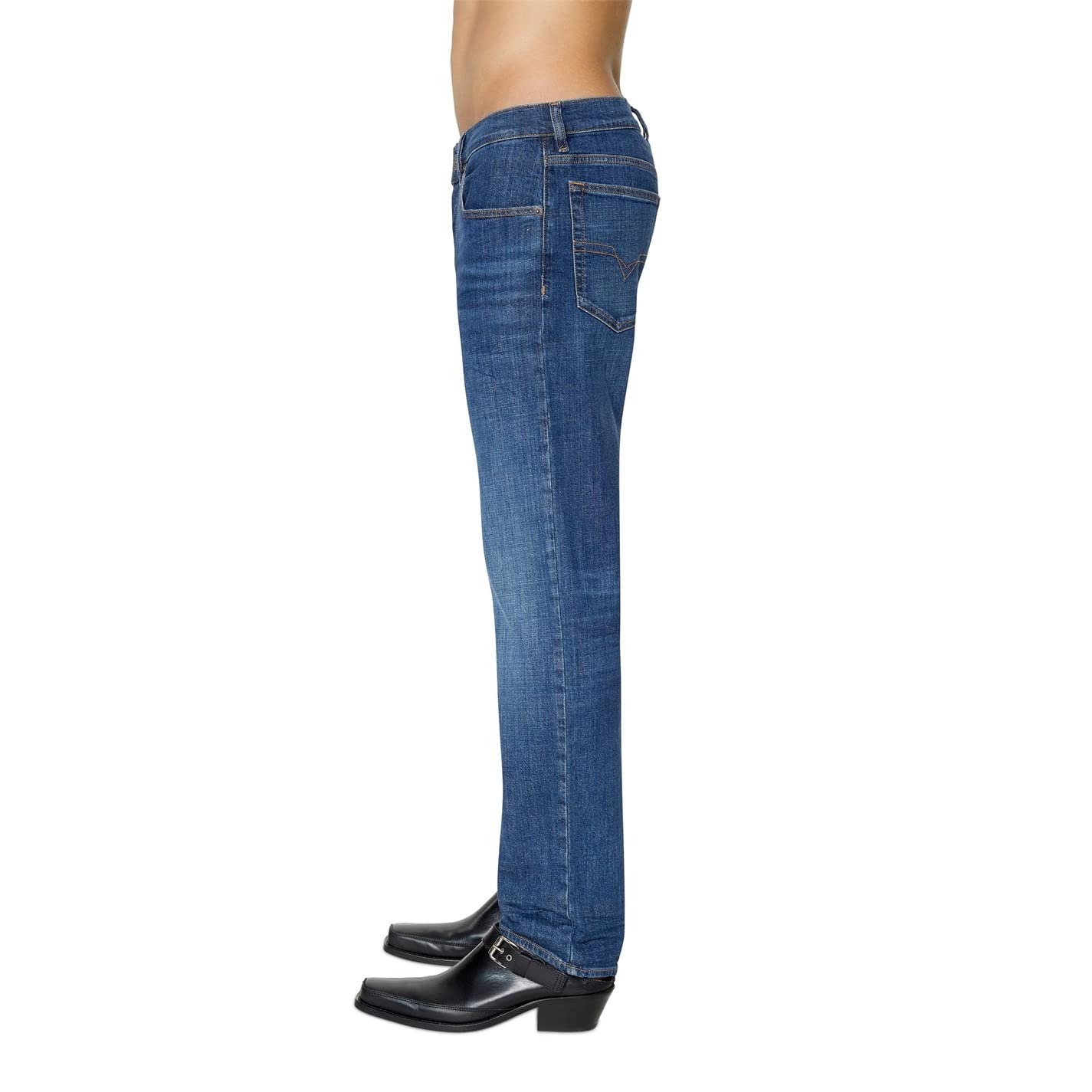 Diesel Men's D-Mihtry Slim Fit Stretch Denim Jeans - Comfortable & Stylish for Casual Wear, Work, and Night Out