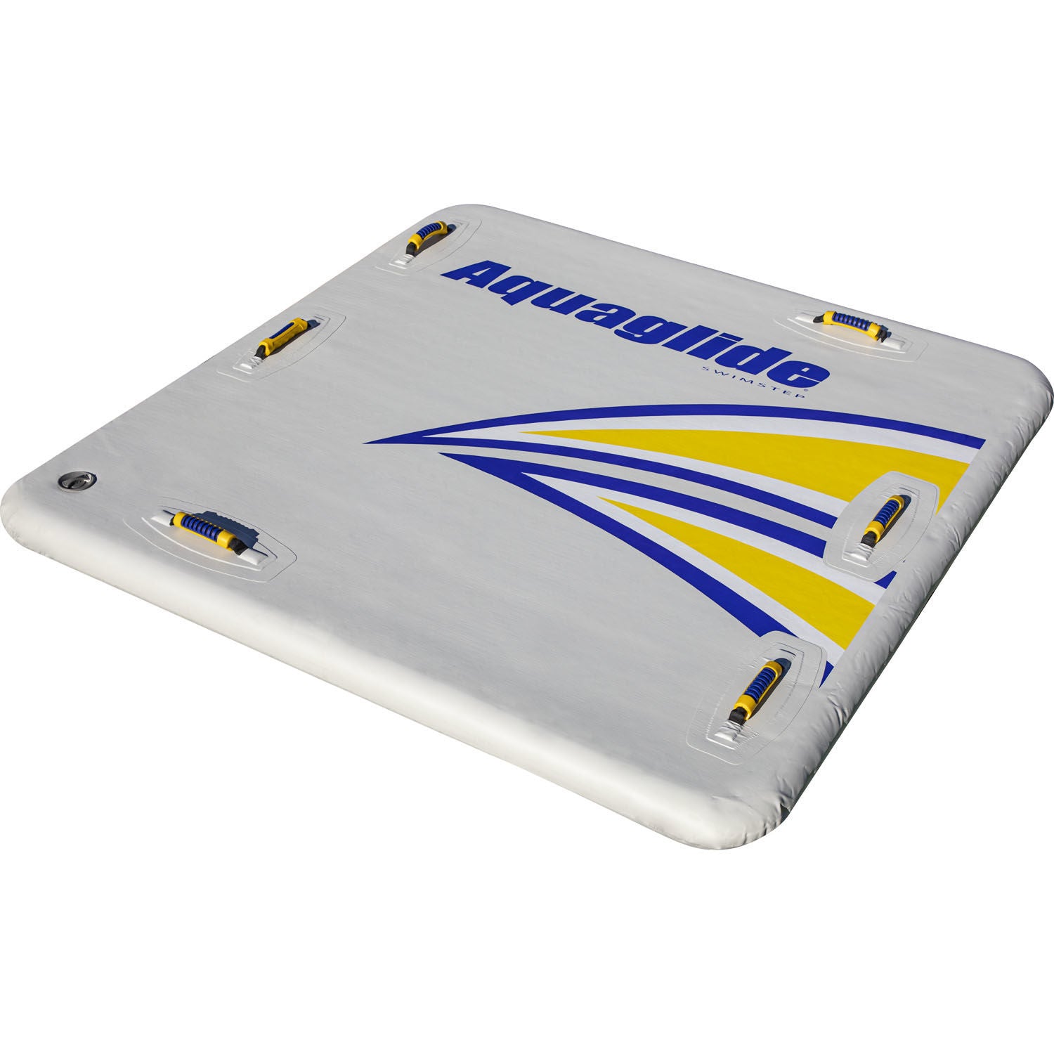 Aquaglide Swimstep 5'x5' Commercial Grade Floating Water Platform - Perfect for Swimming, Diving & Water Recreation in Pools, Lakes & Beaches