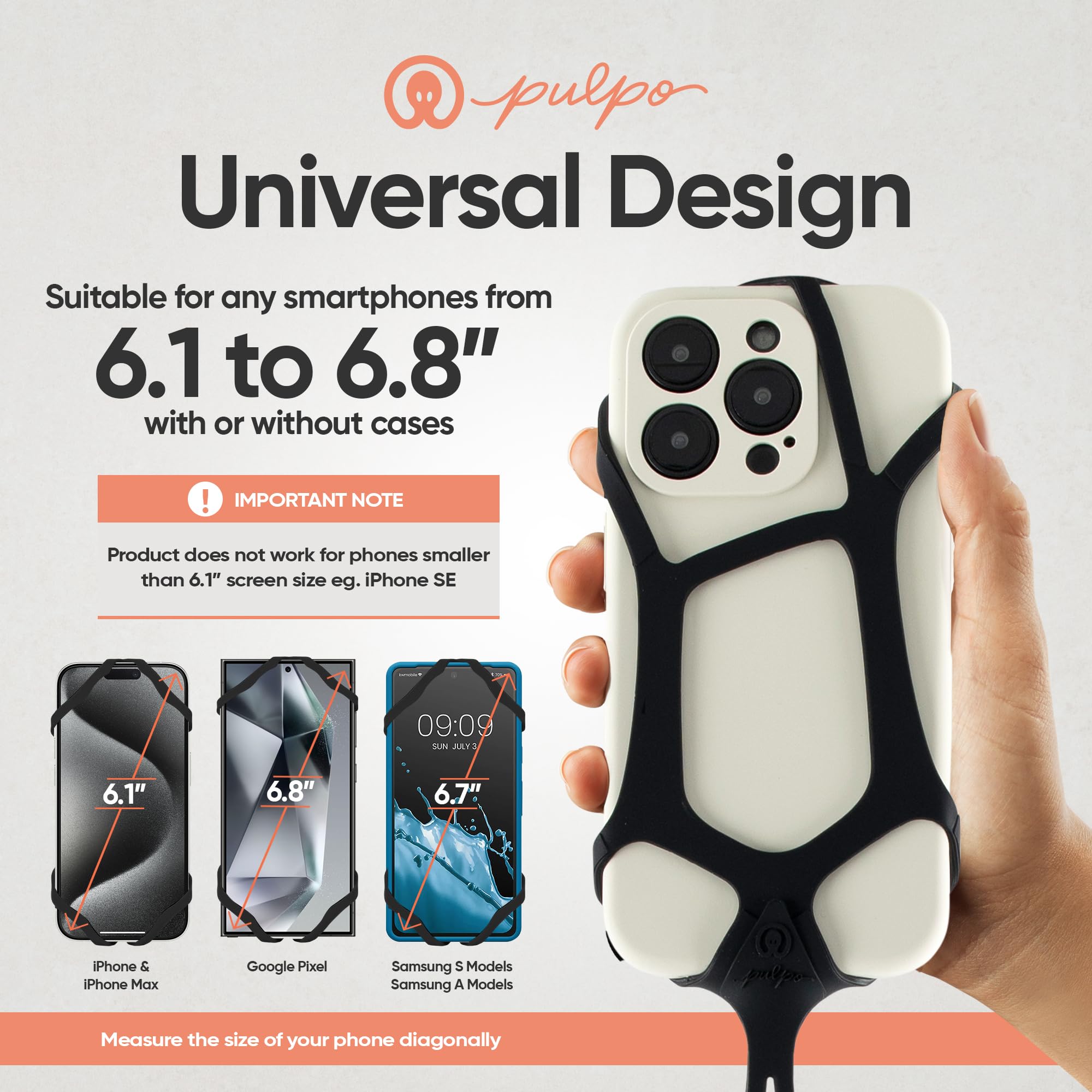 Anti-Theft Phone Lanyard for 6.1-6.8