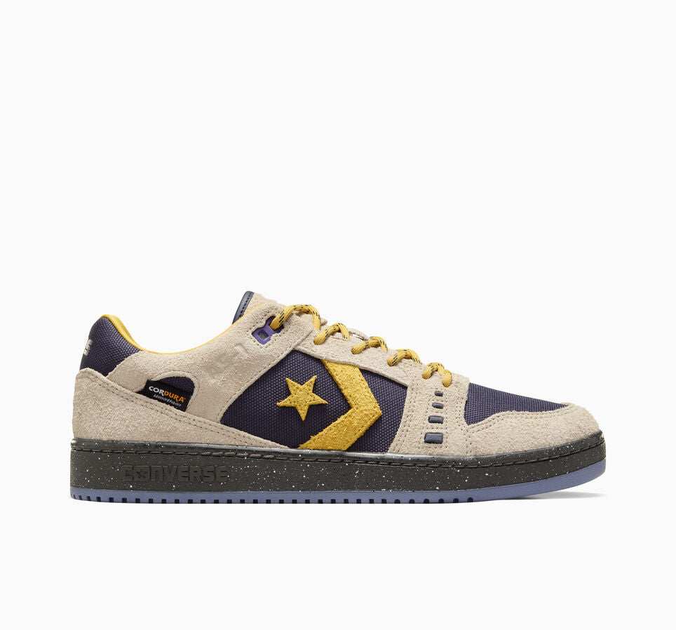 Converse AS 1 Pro Suede & Cordura Basketball Shoes - Beach Stone/Baritone Blue | High-Performance Court Sneakers for Men | Perfect for Indoor & Outdoor Basketball Games
