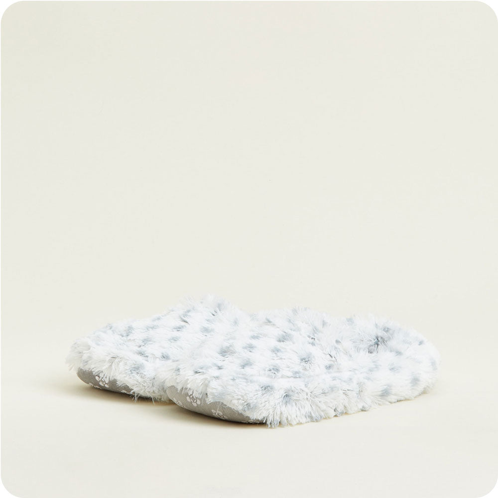 Cozy Snowy Slippers for Women & Men - Warmies® Plush Indoor/Outdoor Winter House Shoes - Perfect for Cold Weather, Lounging & Home Comfort