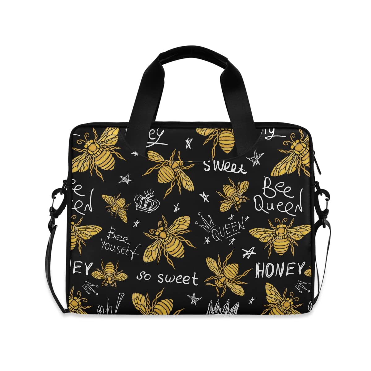 Stylish Unisex Laptop Messenger Bag for 15-16 Inch Notebooks - Waterproof Tote Briefcase for Work, School & Travel | Basketball & Flamy Design | Perfect for Professionals & Students