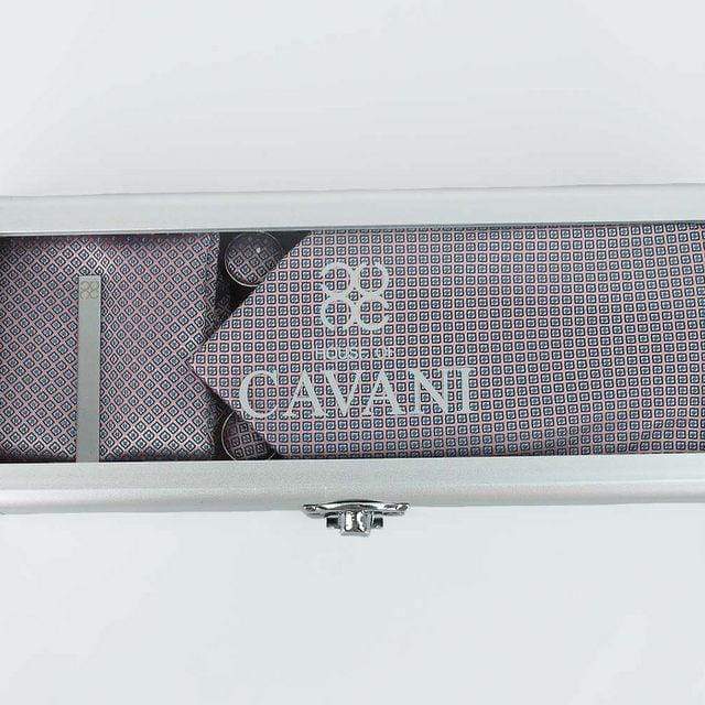 Cavani Red Diamond Tie Set in Elegant Gift Box - Perfect for Weddings, Prom & Formal Events
