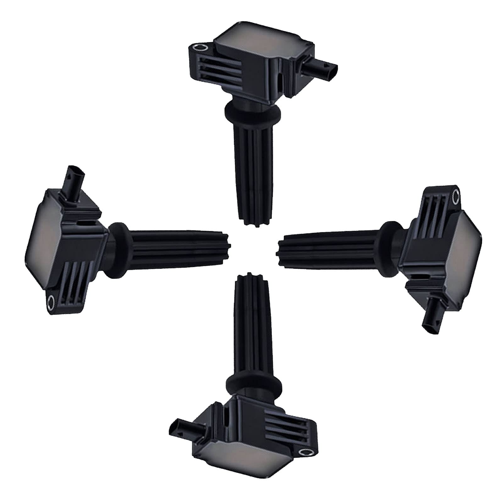 4-Pack Ignition Coil Replacement for Ford Lincoln Mustang 2012-2017 | Compatible with Focus, Edge, Fusion, Taurus, MKC 2.0L L4 | UF670 DG546 C1816 Parts | Perfect for Police Sedan & Special Service Vehicles | Improves Engine Performance & Fuel Efficiency
