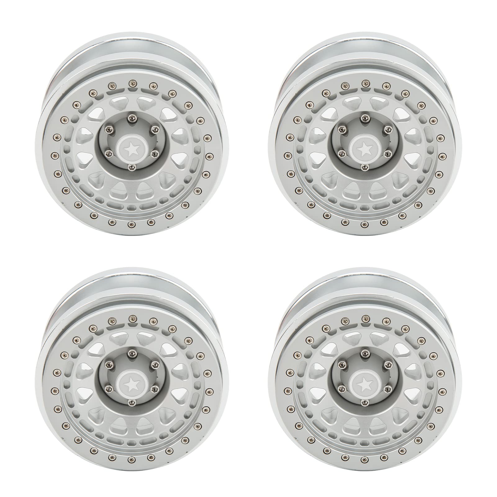 Xunn 2.9 Inch RC Car Wheel Hub - 90mm CNC Machined High-Pressure Aluminum Alloy Wheels for Off-Road, Rock Crawling & All Terrain Vehicles - Durable Upgrade for RC Trucks, Crawlers & Buggies