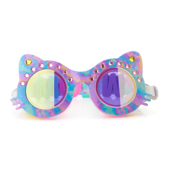 Bling20 Pat The Cat Swim Goggles for Kids - UV Protection, Anti-Fog, Adjustable Strap - Perfect for Pool, Beach & Summer Water Activities