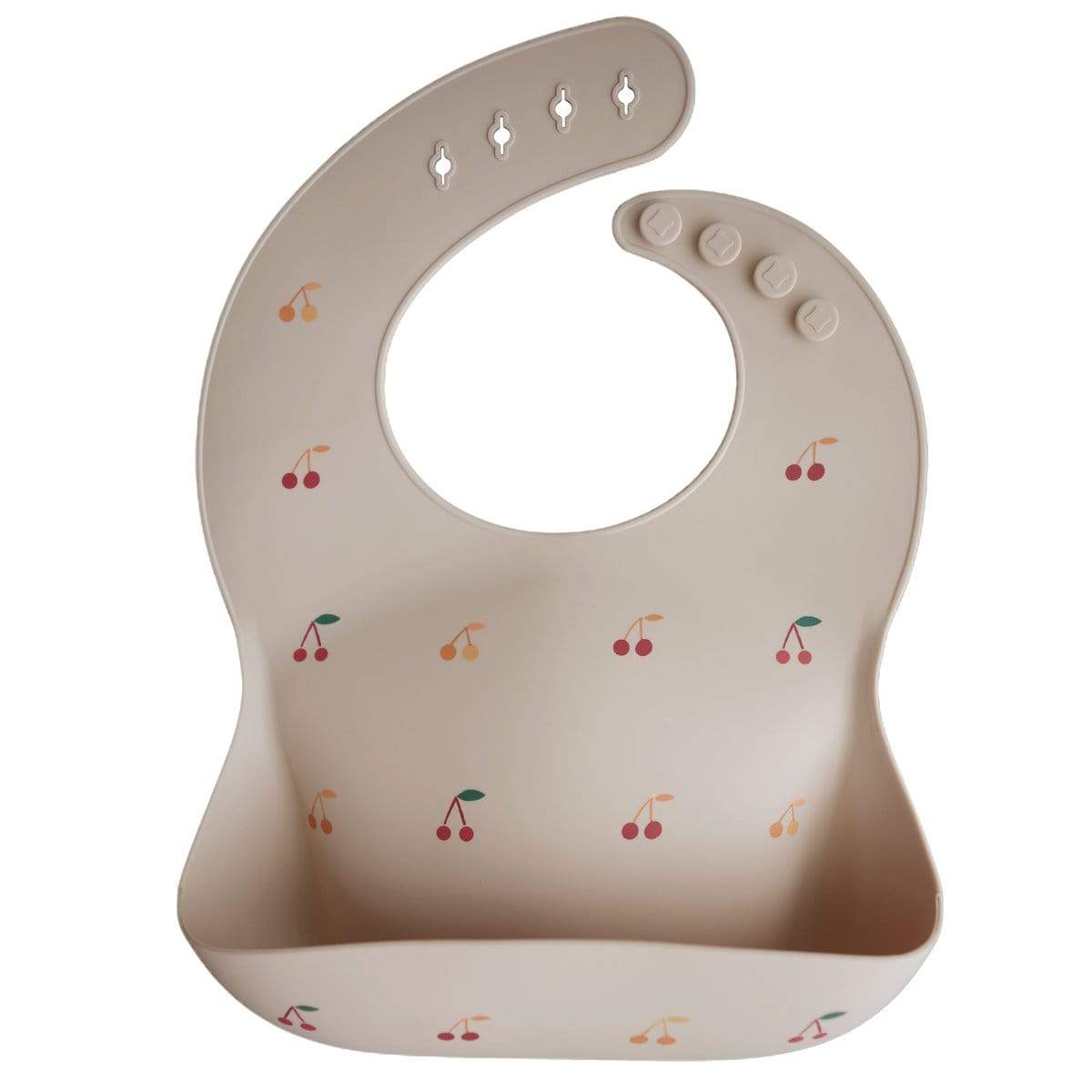Mushie Silicone Baby Bib - Soft, Waterproof & Easy Clean Feeding Bib for Infants & Toddlers - Perfect for Mealtime, Snacks & Messy Play