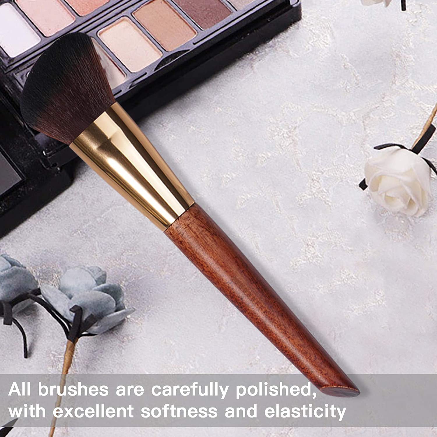 15Pcs Professional Makeup Brush Set - Foundation, Blending & Eyeshadow for Flawless Beauty
